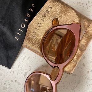Seafolly rose gold sunglasses